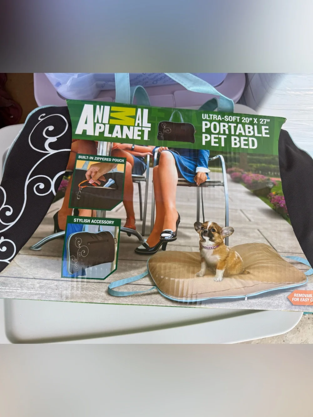 Animal Planet Portable Pet Bed - Brown
